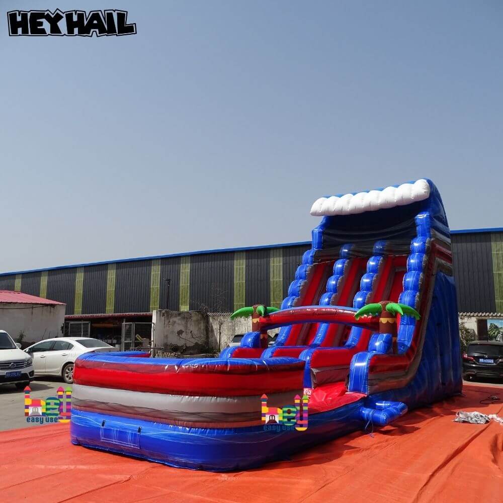  commercial grade dual lane blow up water slide for sale
