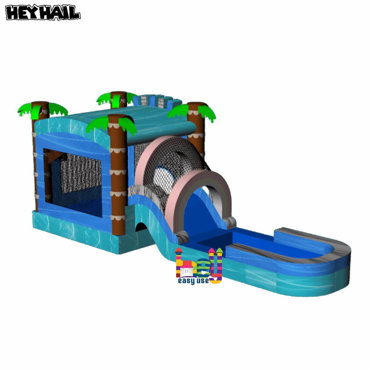 Water Slide And Bounce House Combo House for Sale 