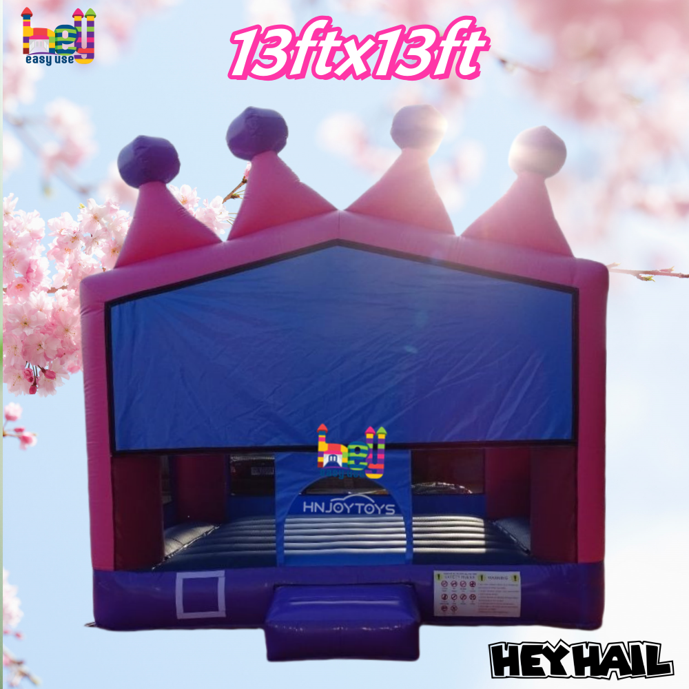 commercial grade girl theme pink inflatable castle jumper for sale