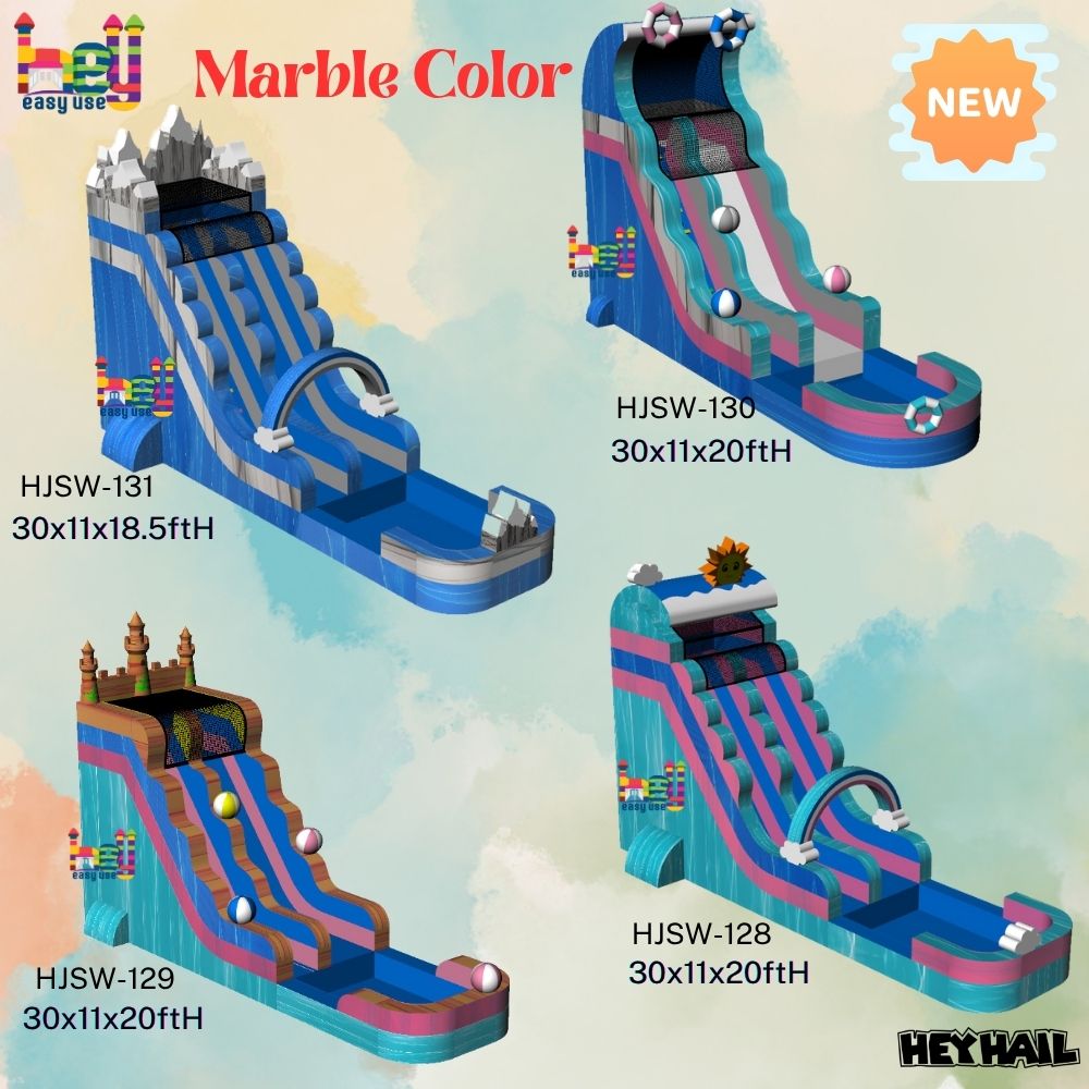 factory price PVC high inflatable slide
