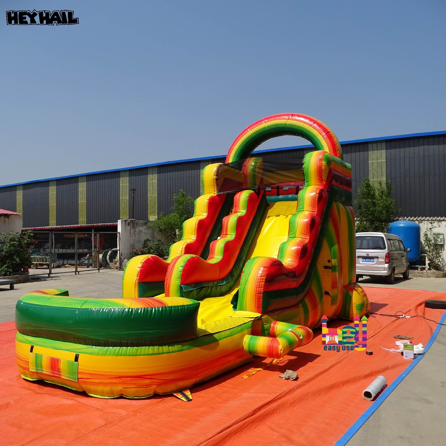 commercial kids size water slides for sale