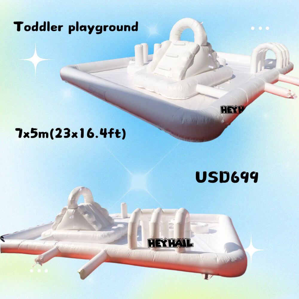 colorful kids inflatable playground for entertainment