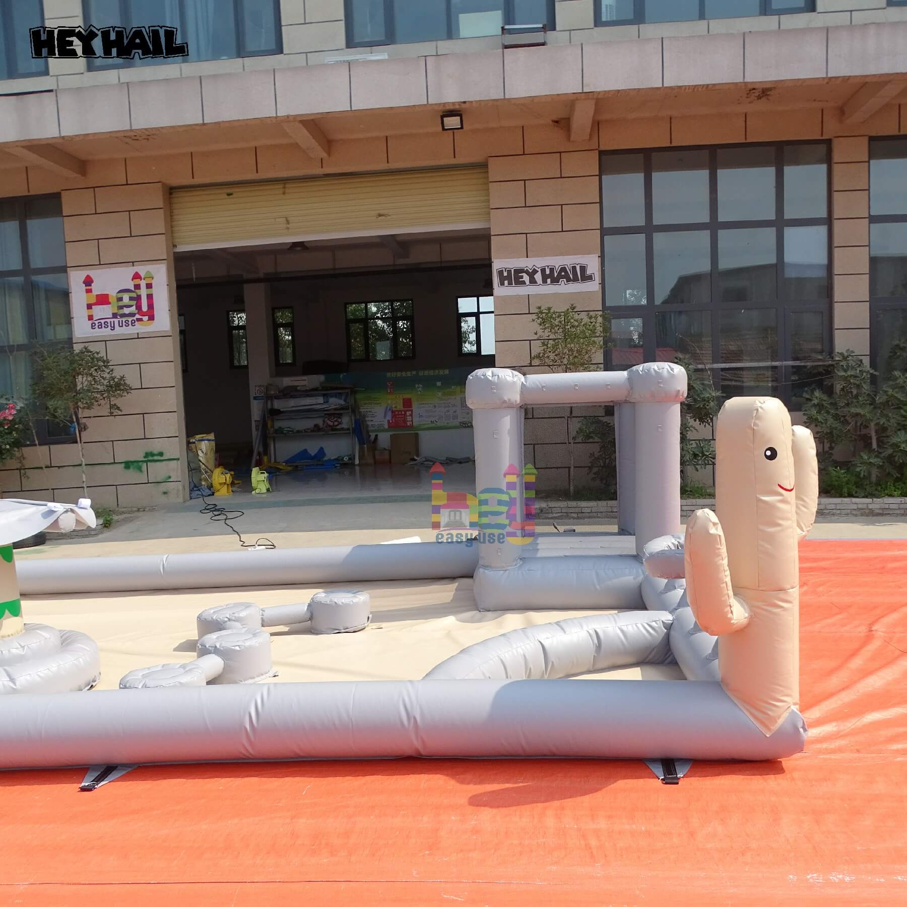 large inflatable children playground for birthday celebration