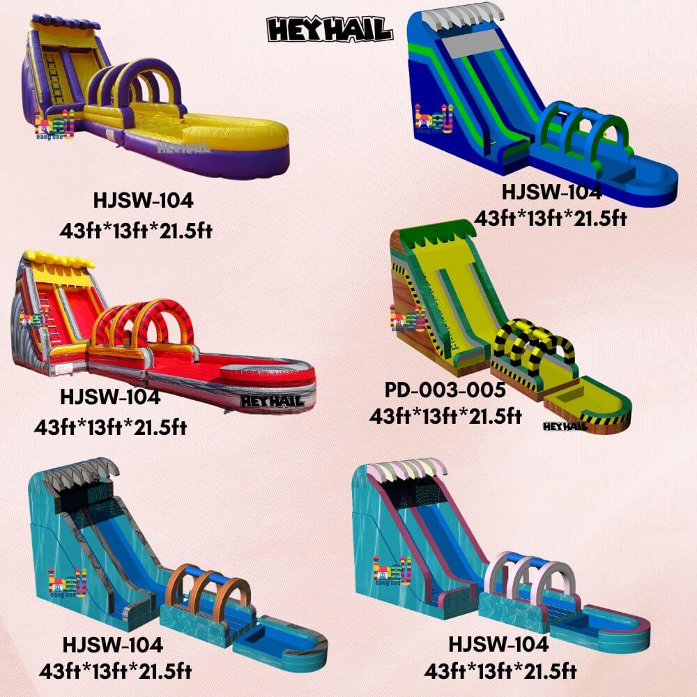 commercial grade pool slide inflatable