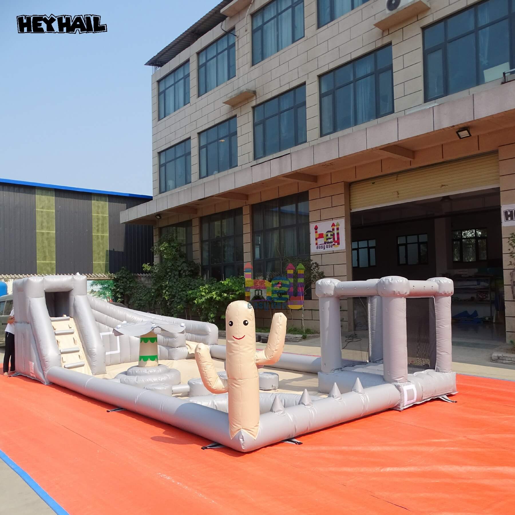 large inflatable children playground for birthday celebration