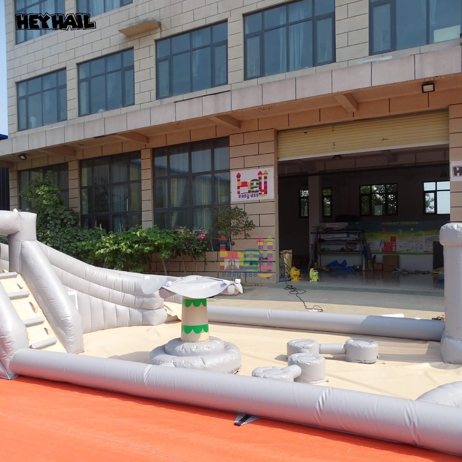 commercial grade inflatable playground for kids with slide