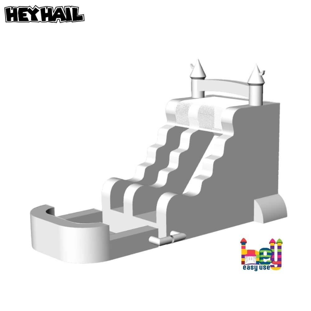 custom white water slides