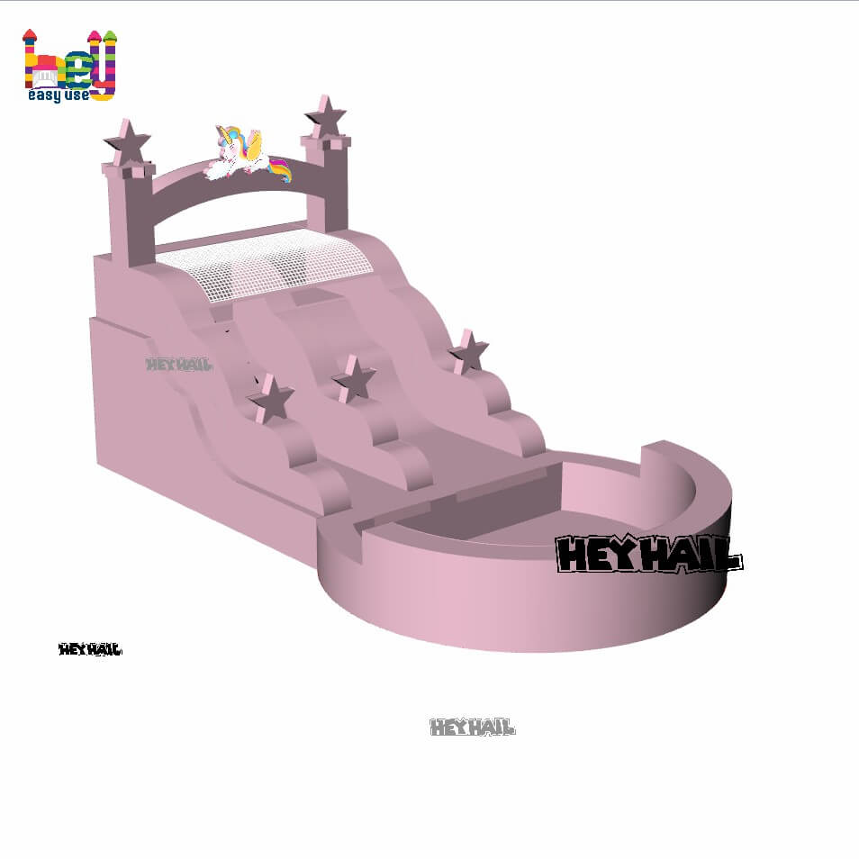 commercial mini water slide for sale for party