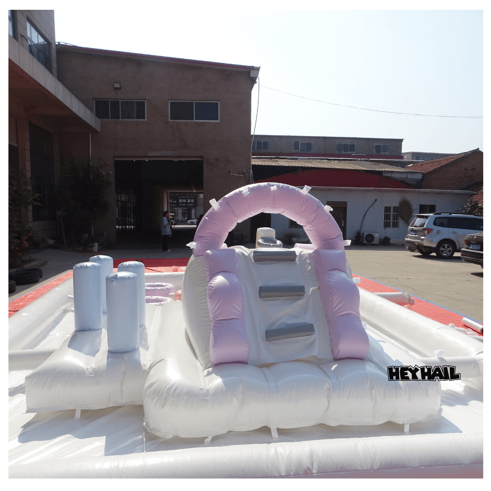 wet dry children inflatable playground for parties