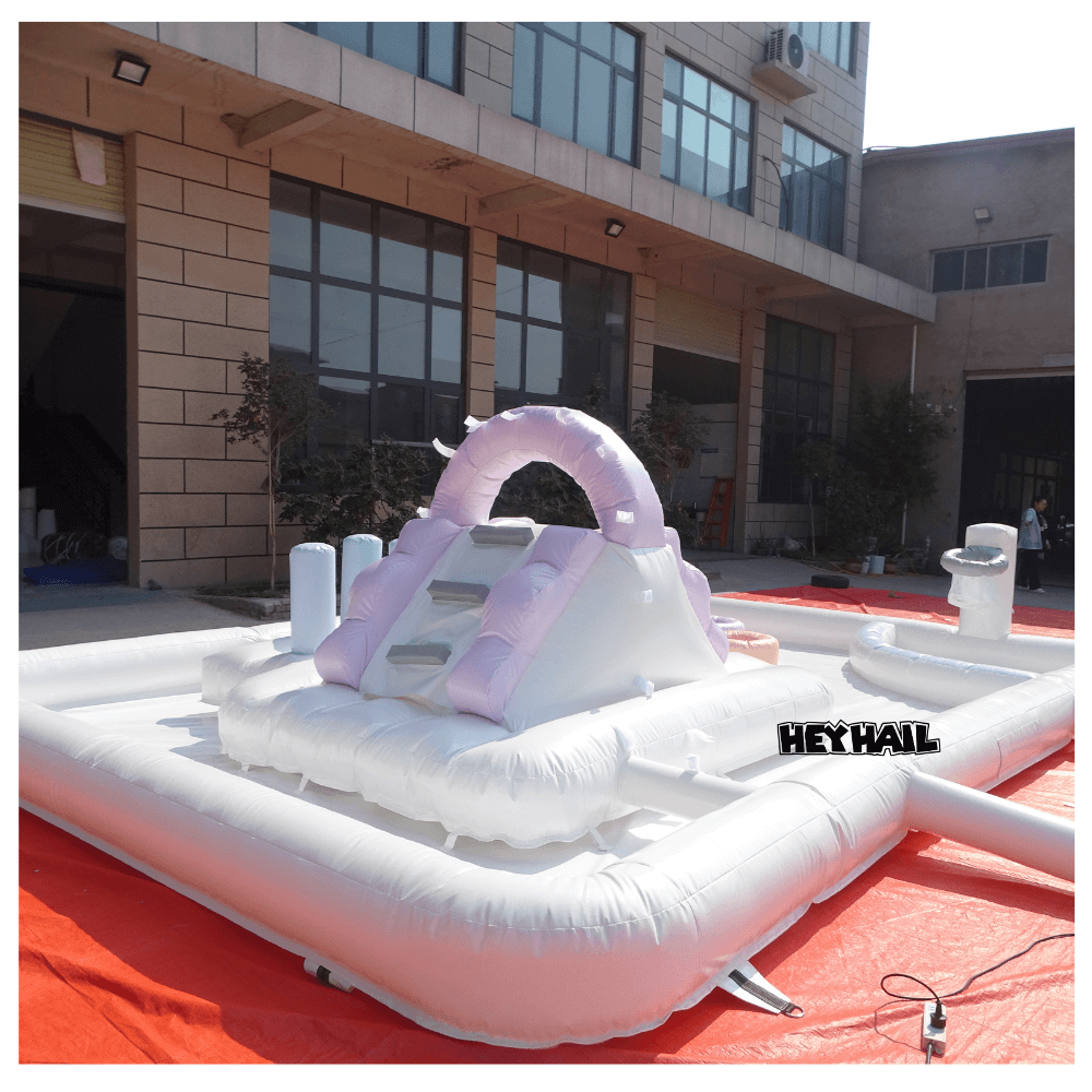 PVC material large inflatable playground park for sale