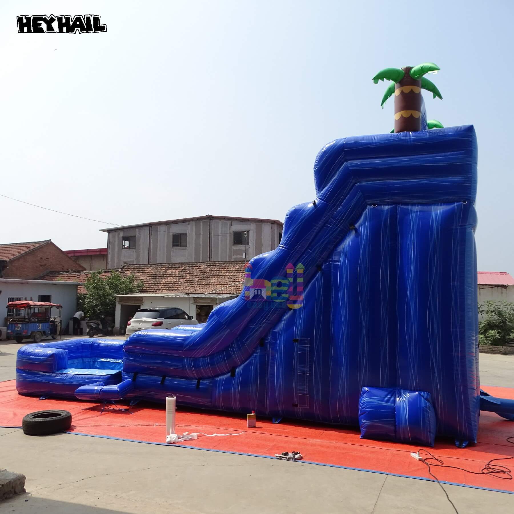 colorful water slide inflatable toys accessories