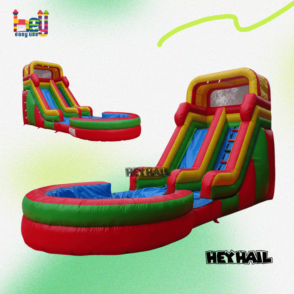 high quality PVC inflatable shark slide