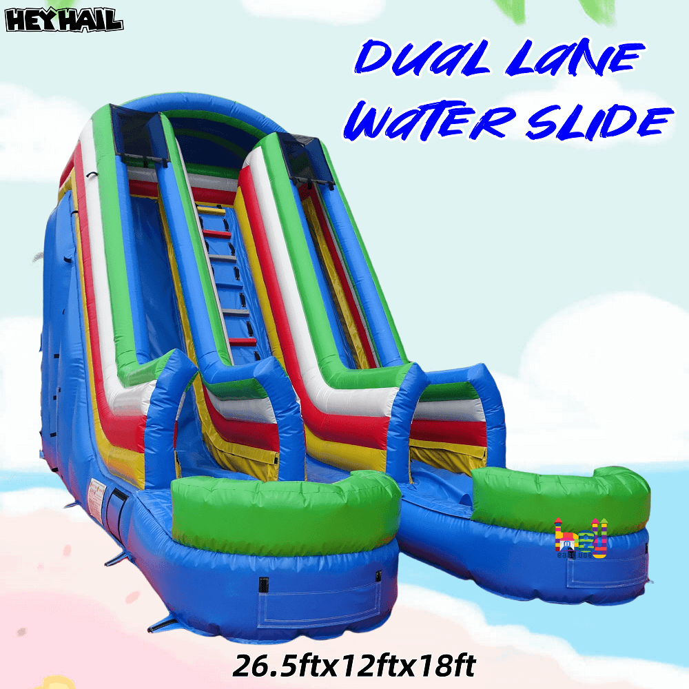 outdoor games water bounce house