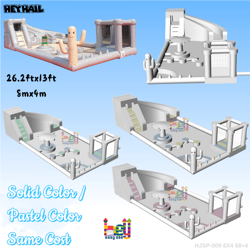 large inflatable children playground for birthday celebration