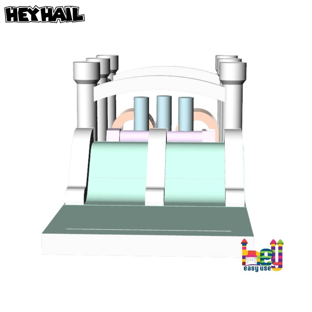 inflatable bounce house obstacle course