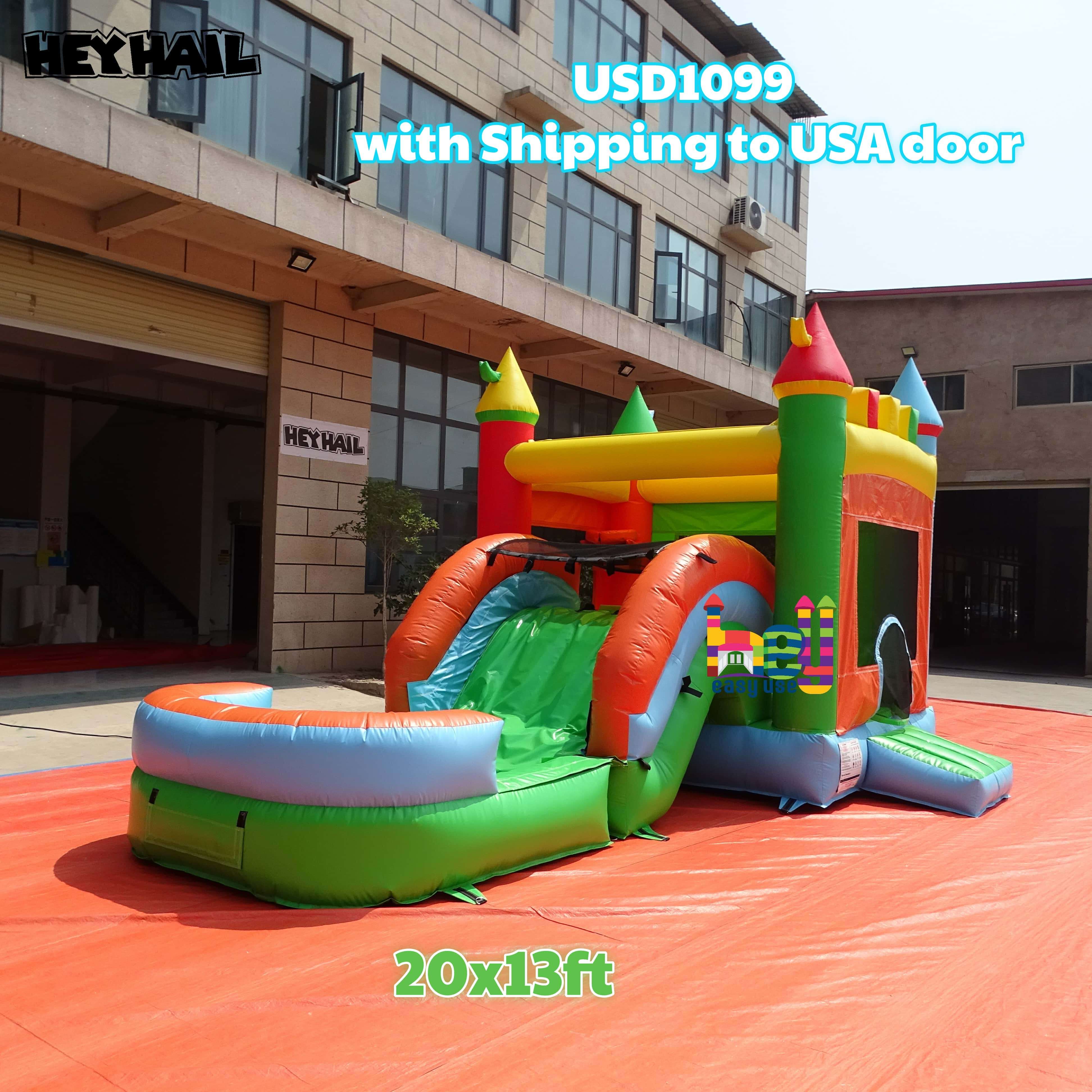 bounce house with slide for toddlers