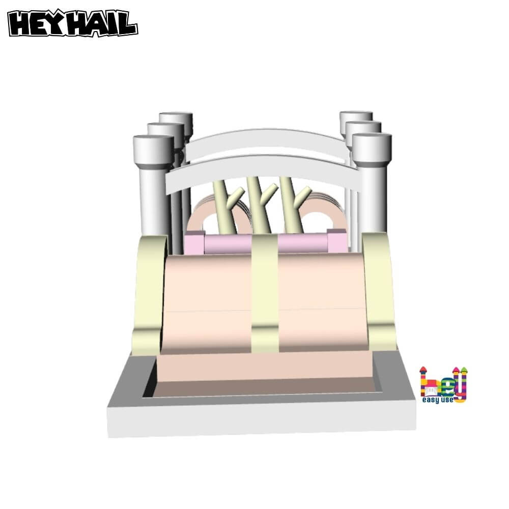 inflatable bounce house obstacle course