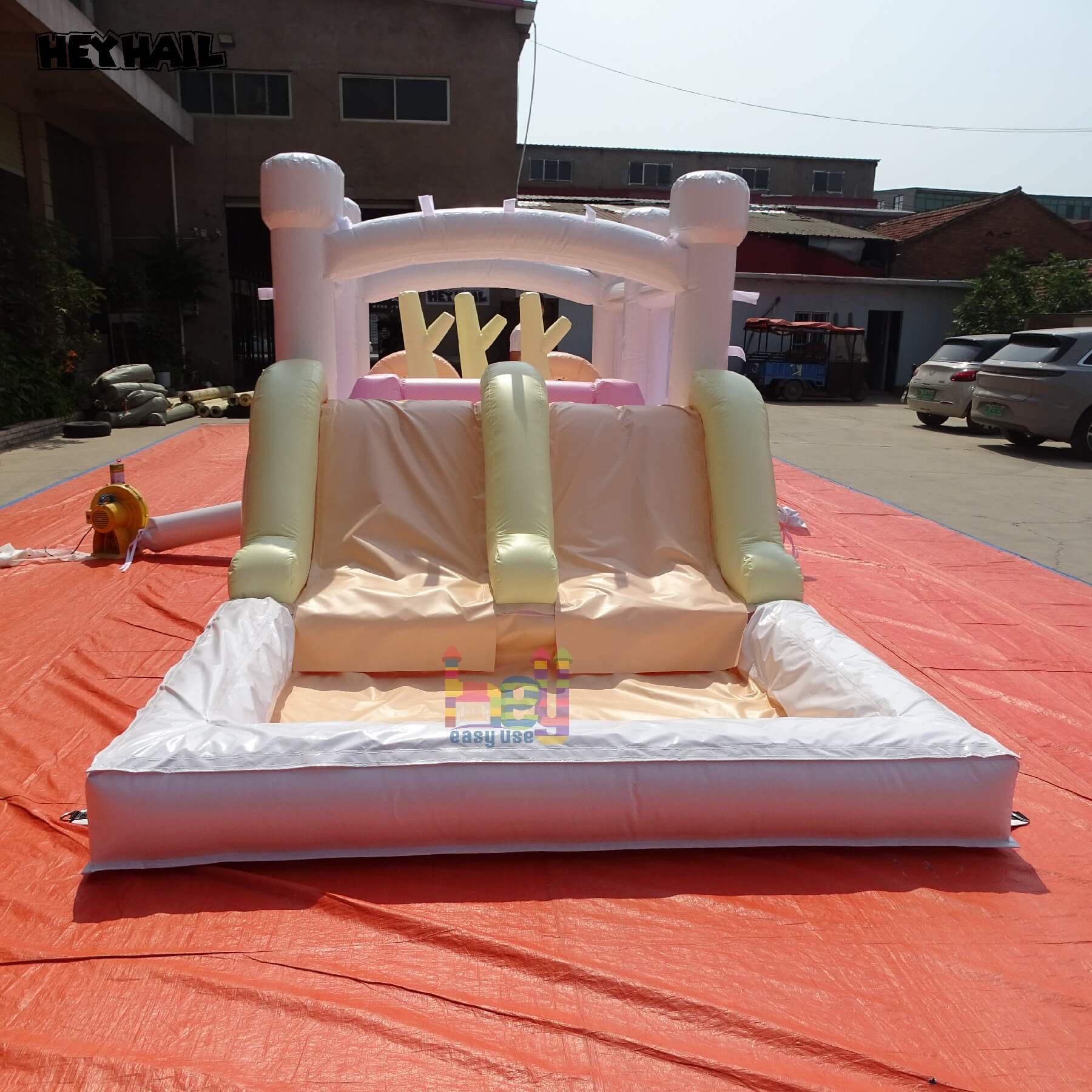 inflatable obstacle course for adults outside