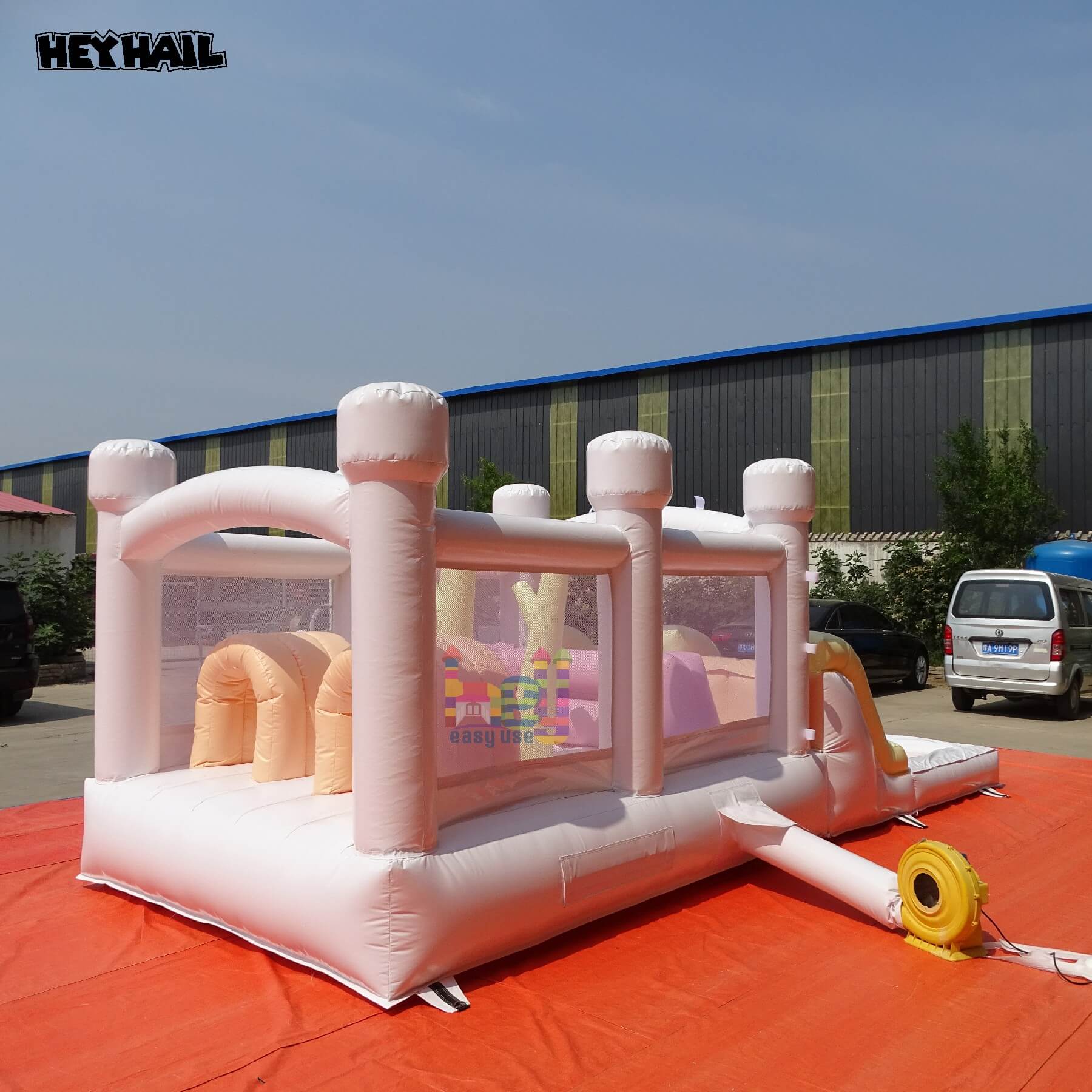 inflatable obstacle course for adults outside
