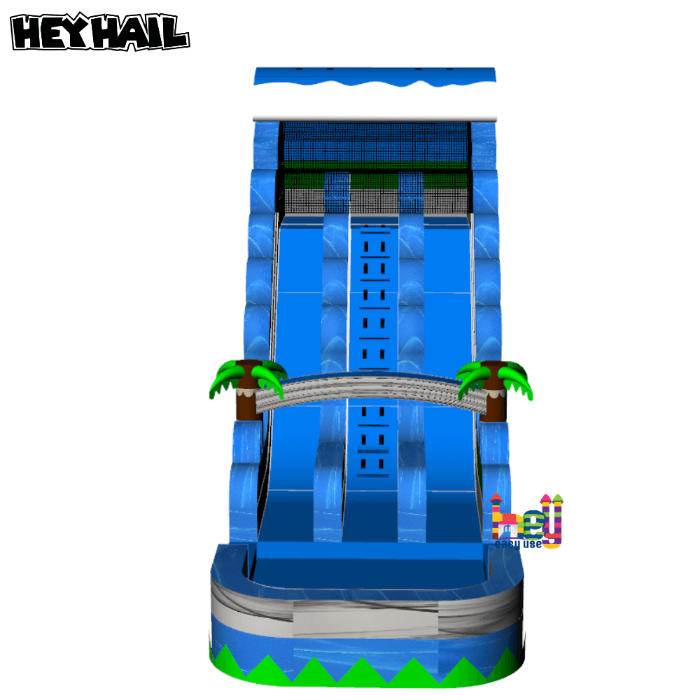 18ft tall dual lane water slide for sale