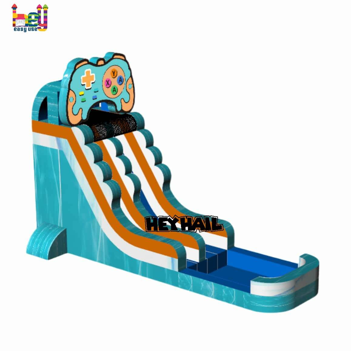 Level Up Gamer Inflatable slides for sale