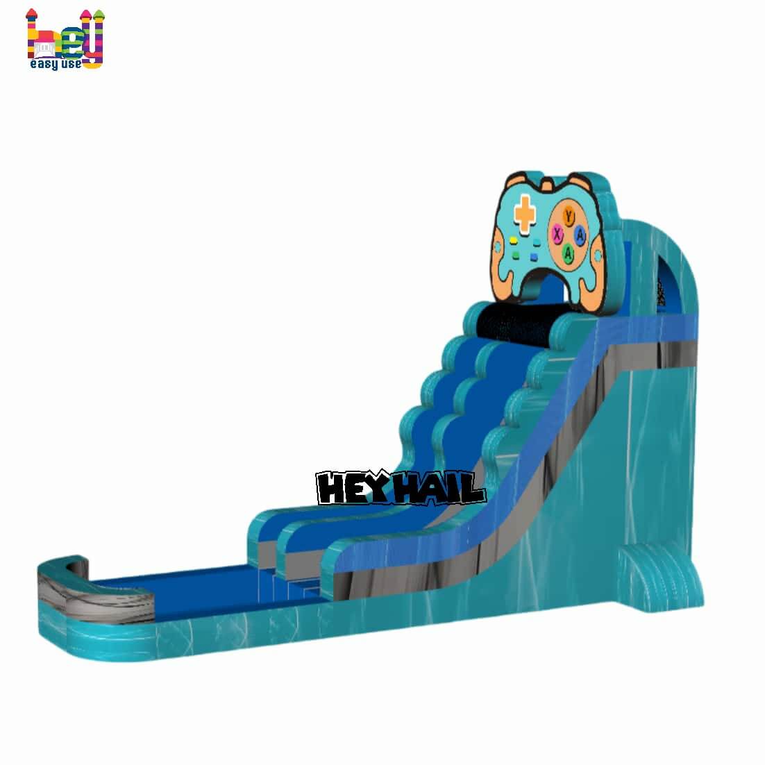 game themed inflatable water slide for sale