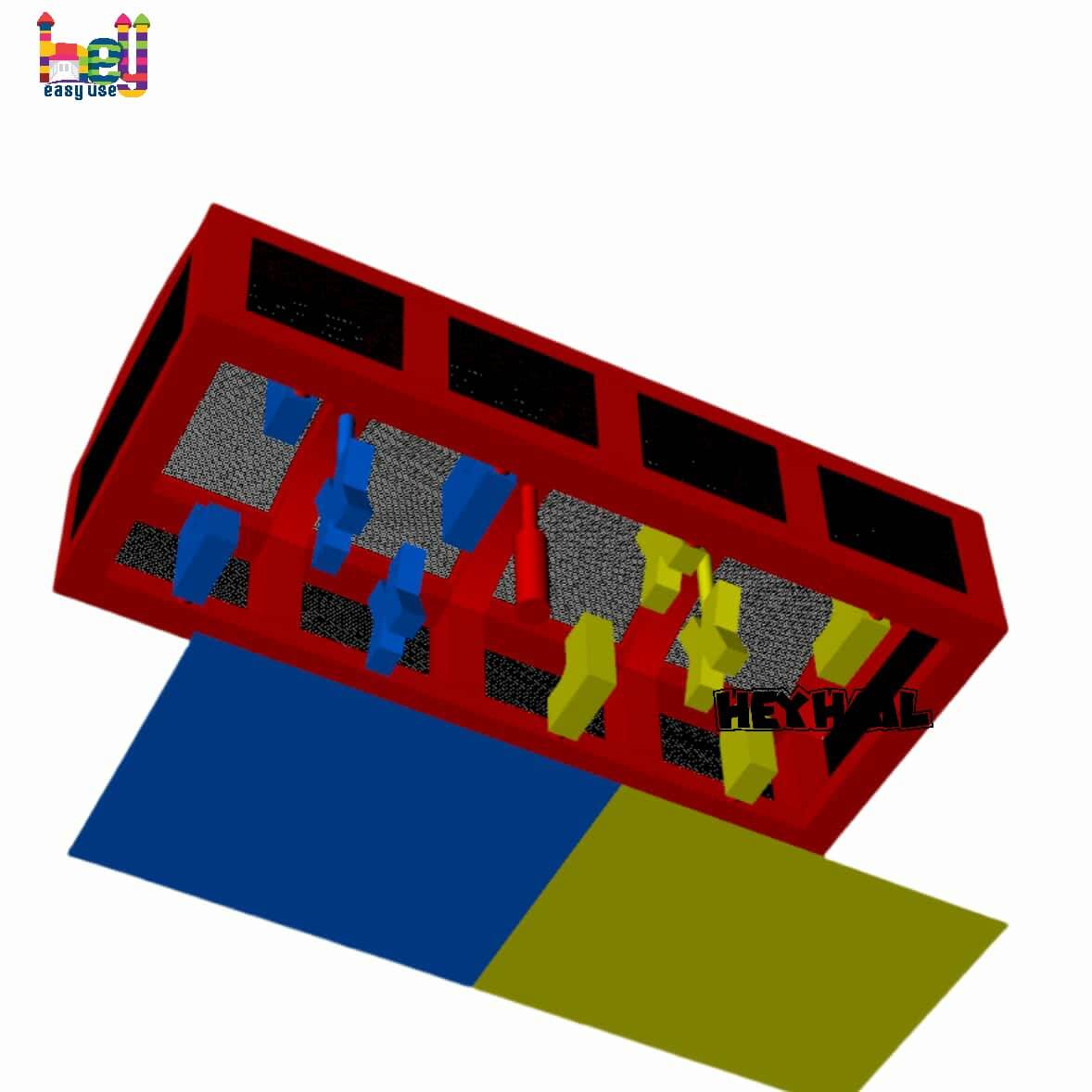 inflatable interactive area for sale