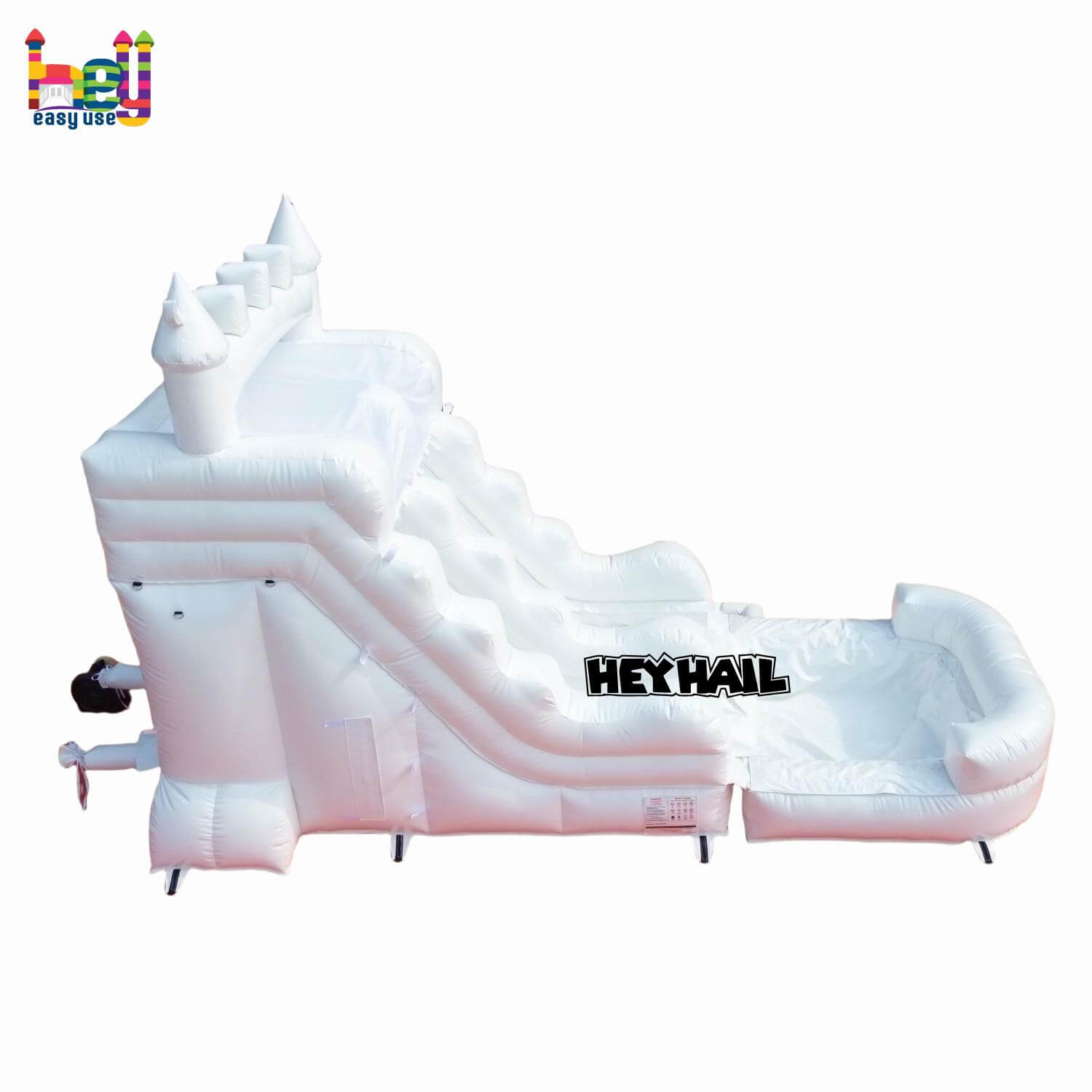 all white slide with detachable pool for sale