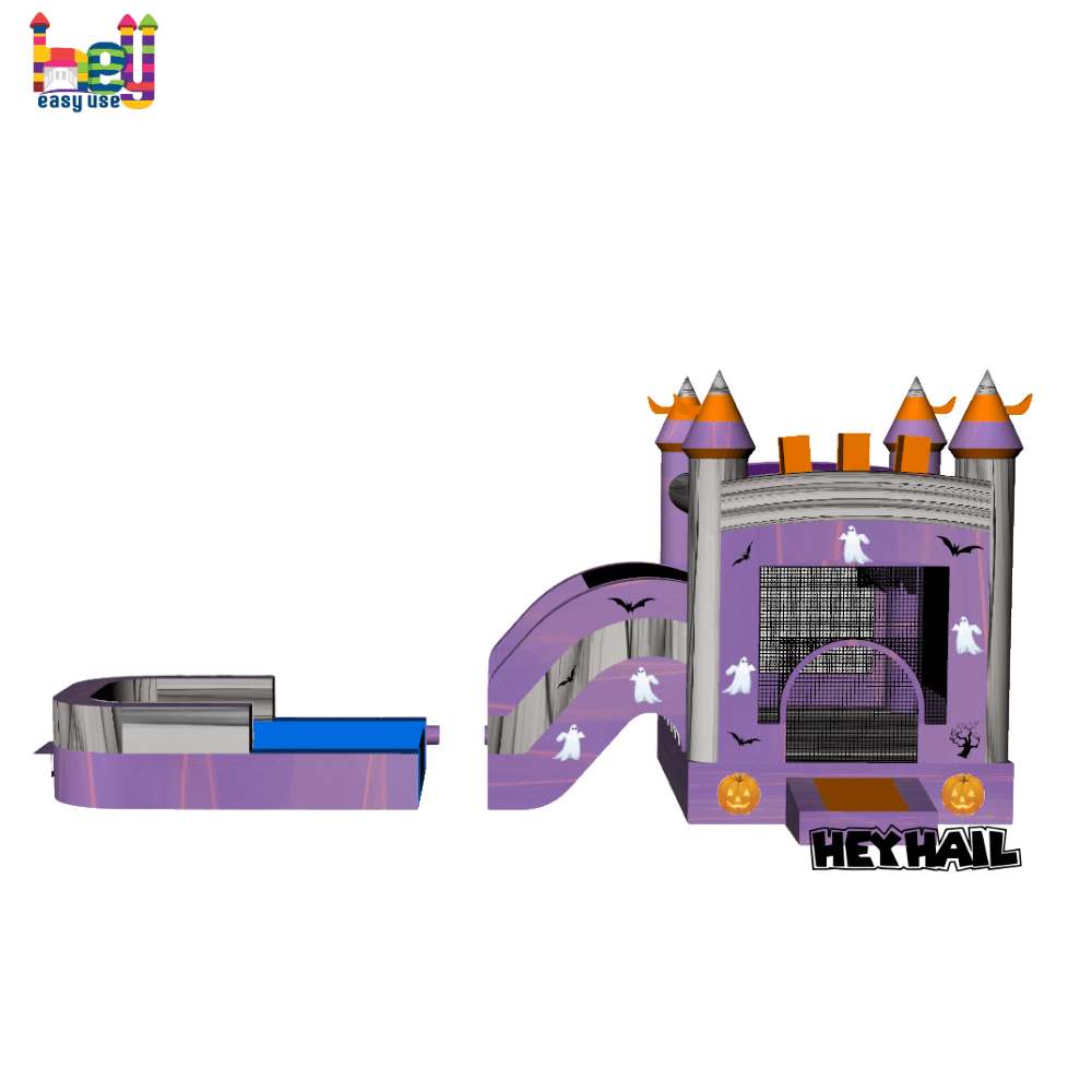 Halloween Playhouse Inflatable Combo for sale