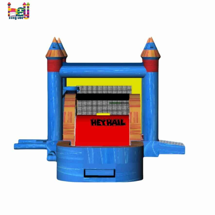 marble dry wet inflatable combo bounce slide for sale