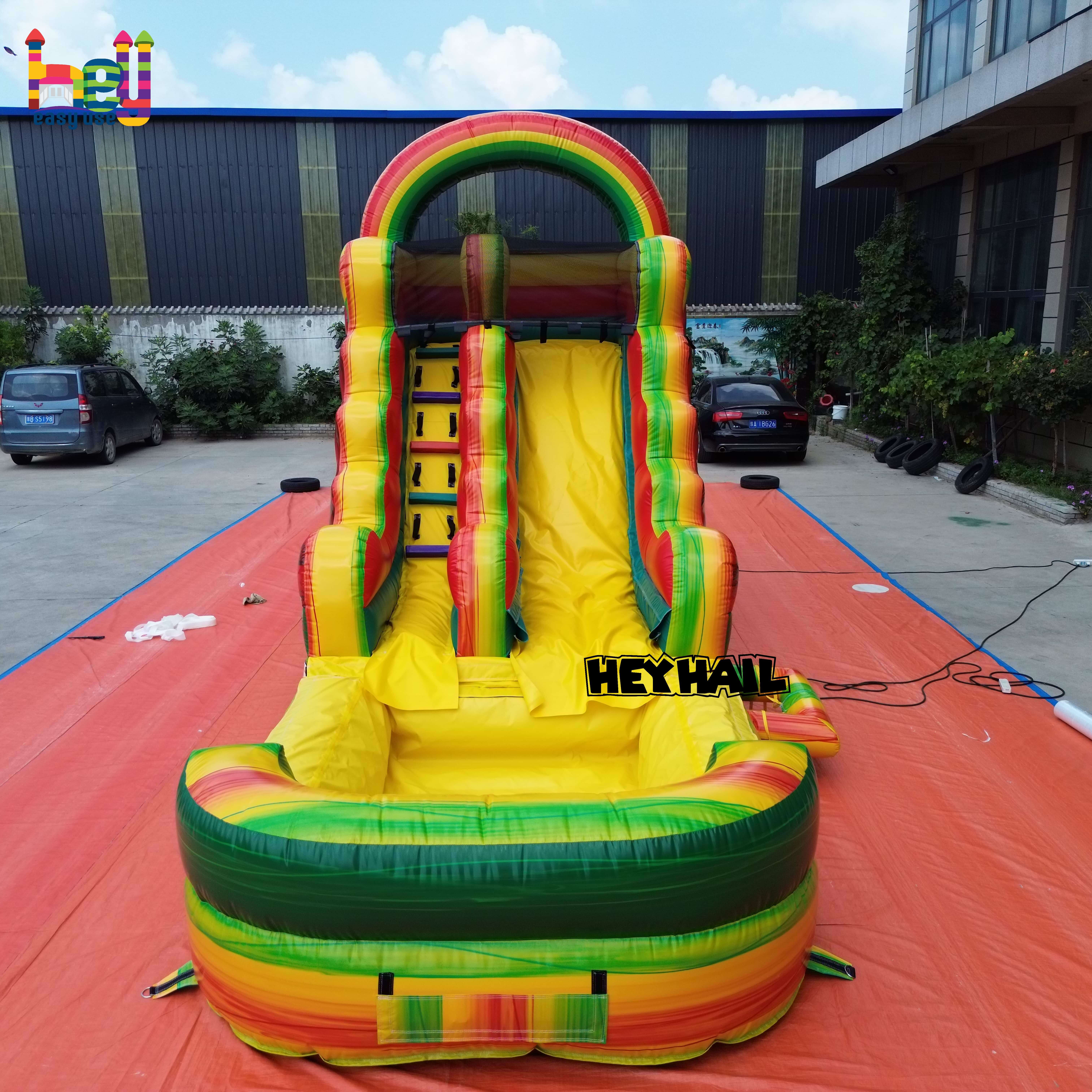large inflatable castle slide for sale