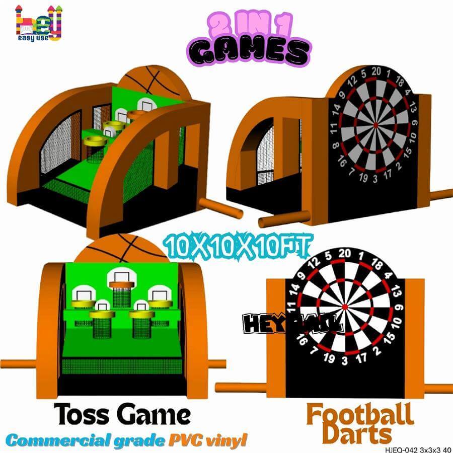 2 IN 1 inflatable sport games for sale