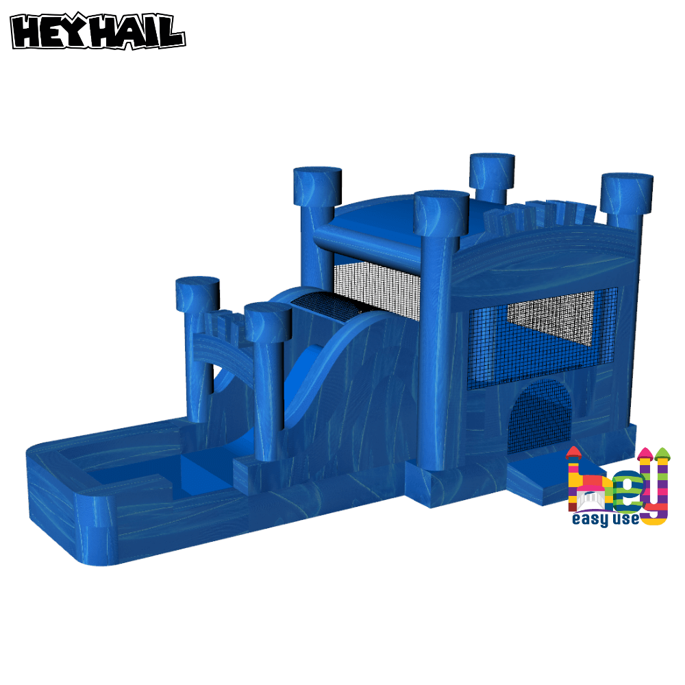 Wet Dry Bounce House With Slide for sale