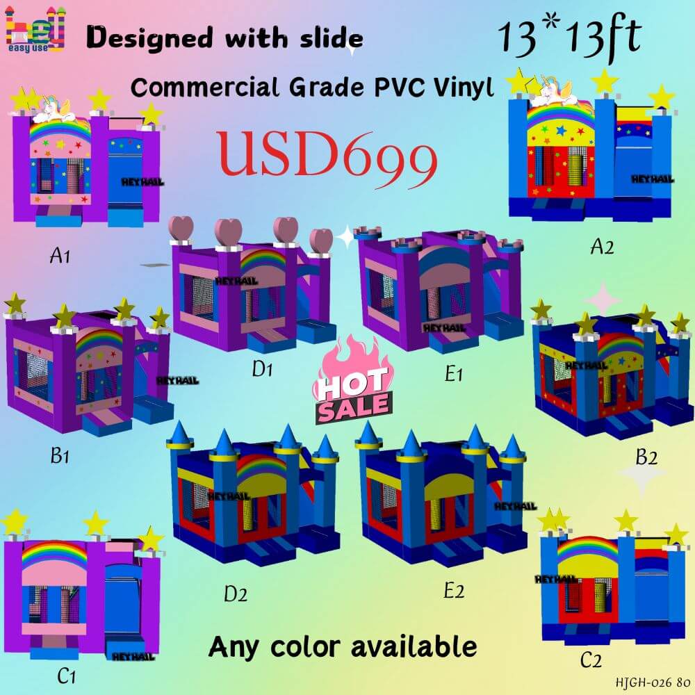 commercial grade inflatable playground outdoor slide combo inflatable for sale