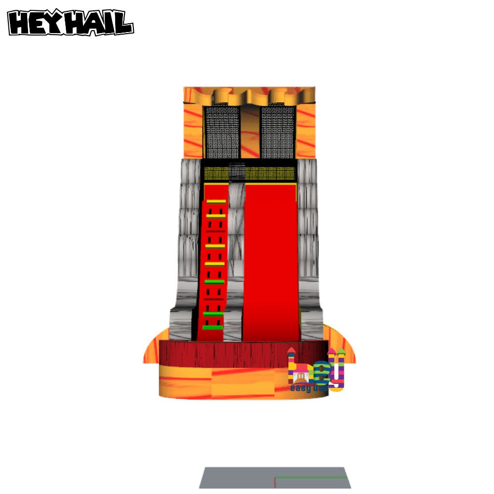 giant water slide marble color inflatable for sale