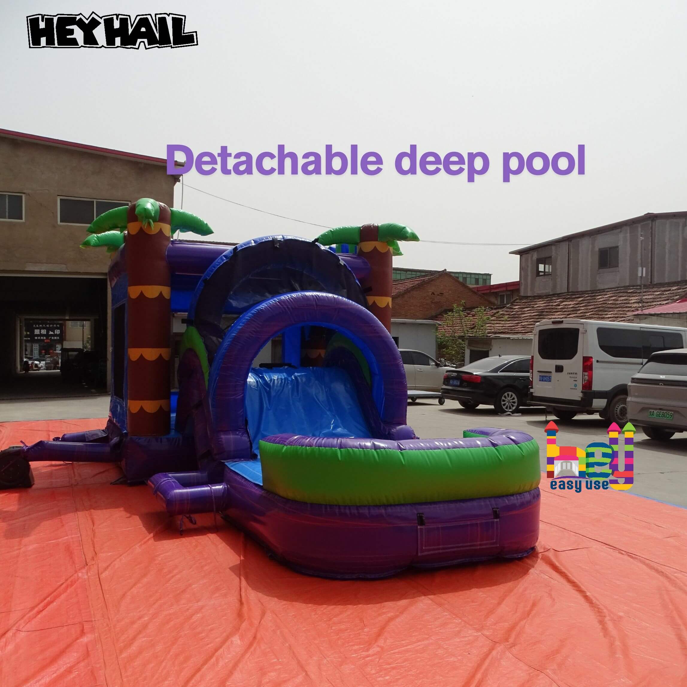 outdoor children inflatable bouncer slide for sale