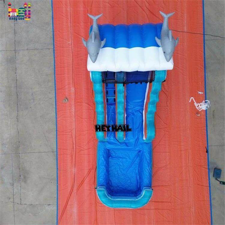 dolphin inflatable water slide for sale