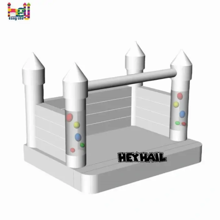 balloon white bounce house for sale