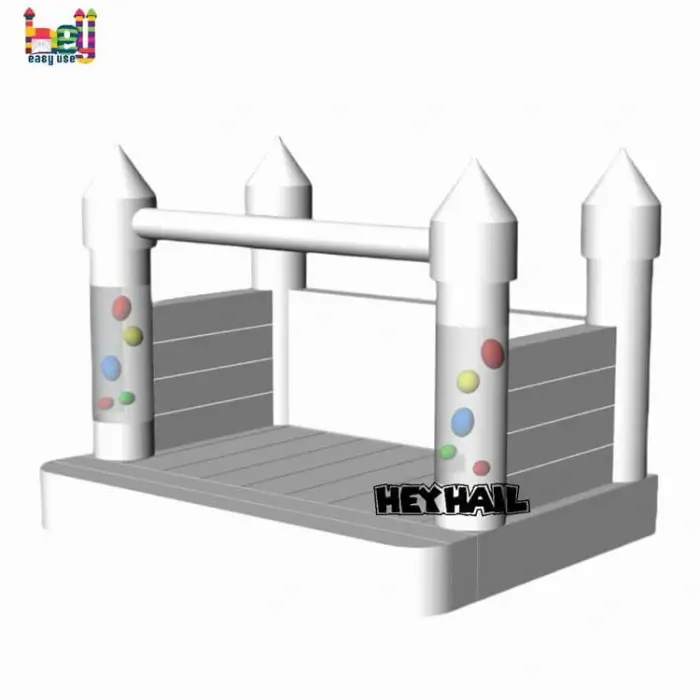 balloon white bounce house for sale