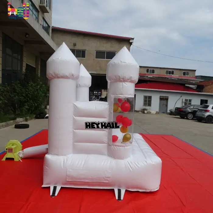 inflatable bounce with floating balloons for sale