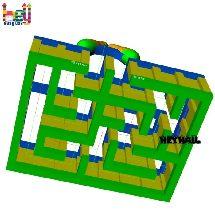 inflatable maze commercial for sale