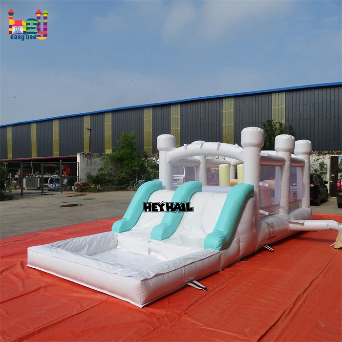 pastel color inflatable obstacle course inflatable rentals