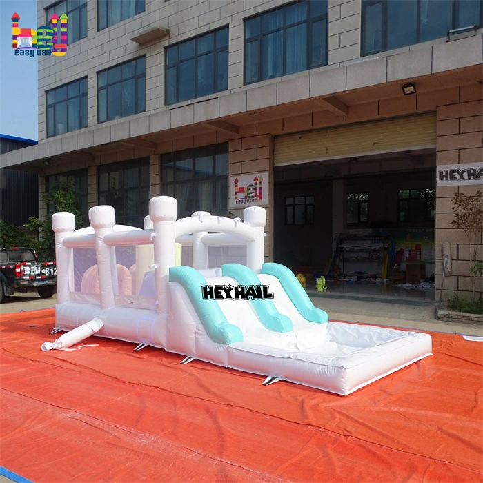 pastel color inflatable obstacle course inflatable rentals
