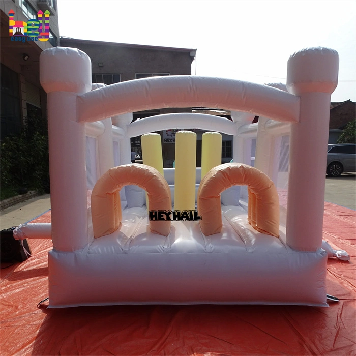 pastel color inflatable obstacle course inflatable rentals