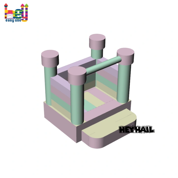 commercial grade jungle inflatable castle for sale