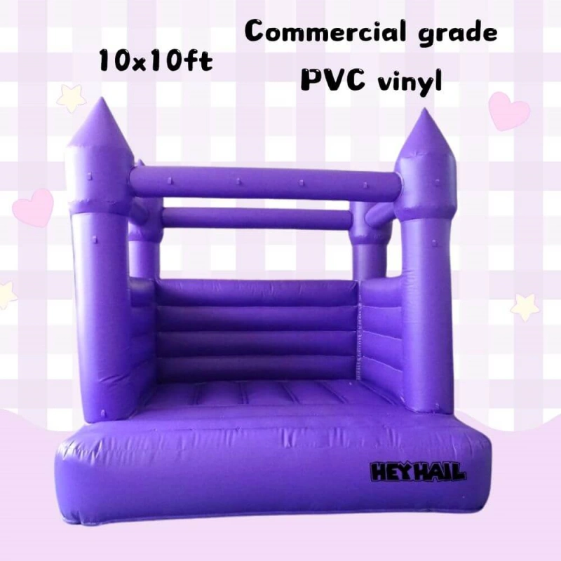 Purple small bouncy castle inflatable bounce house