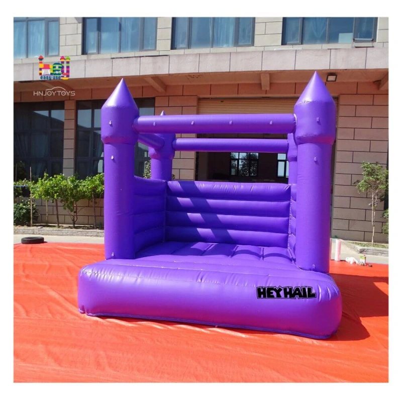 Purple small bouncy castle inflatable bounce house