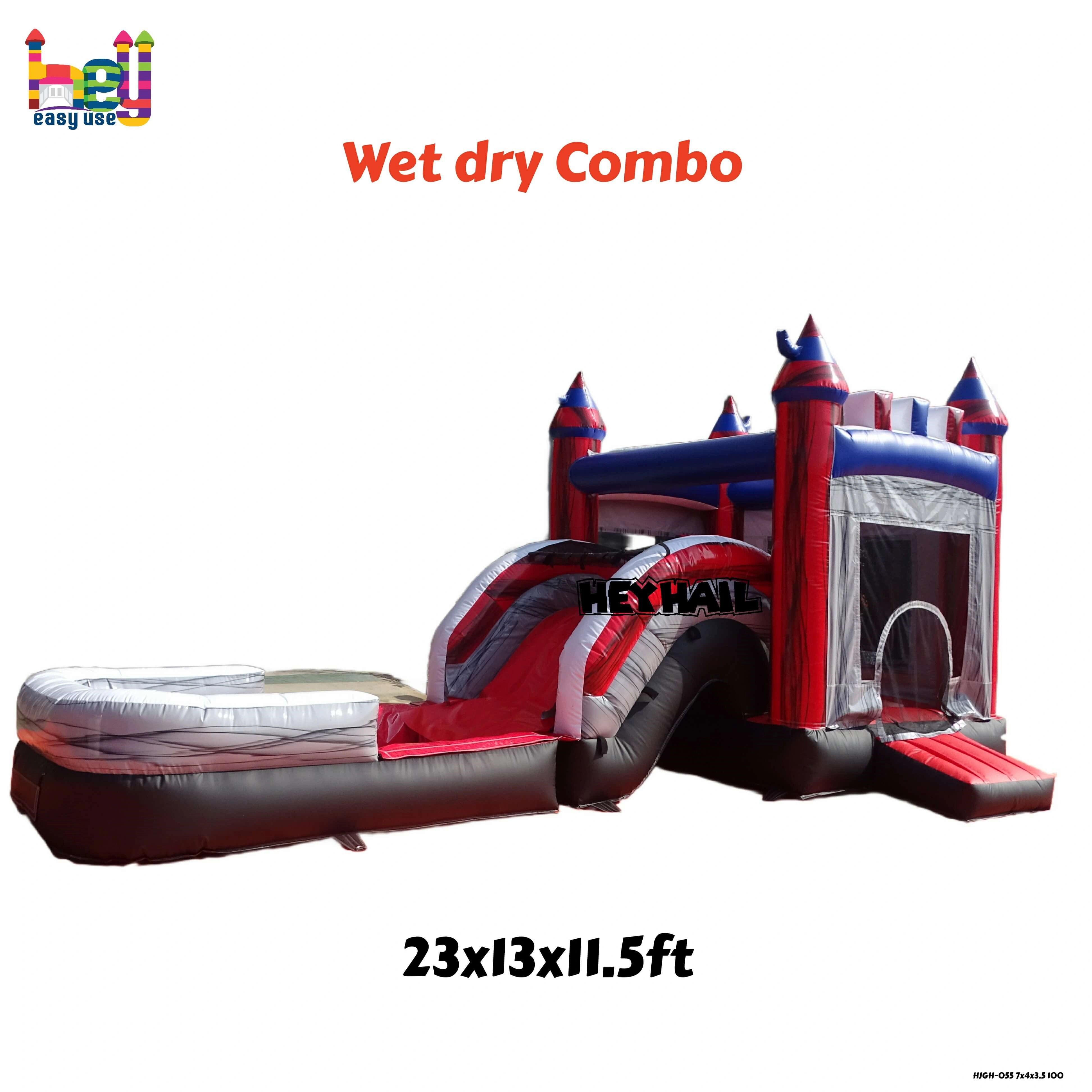 commercal kids jumping inflatable slide combo