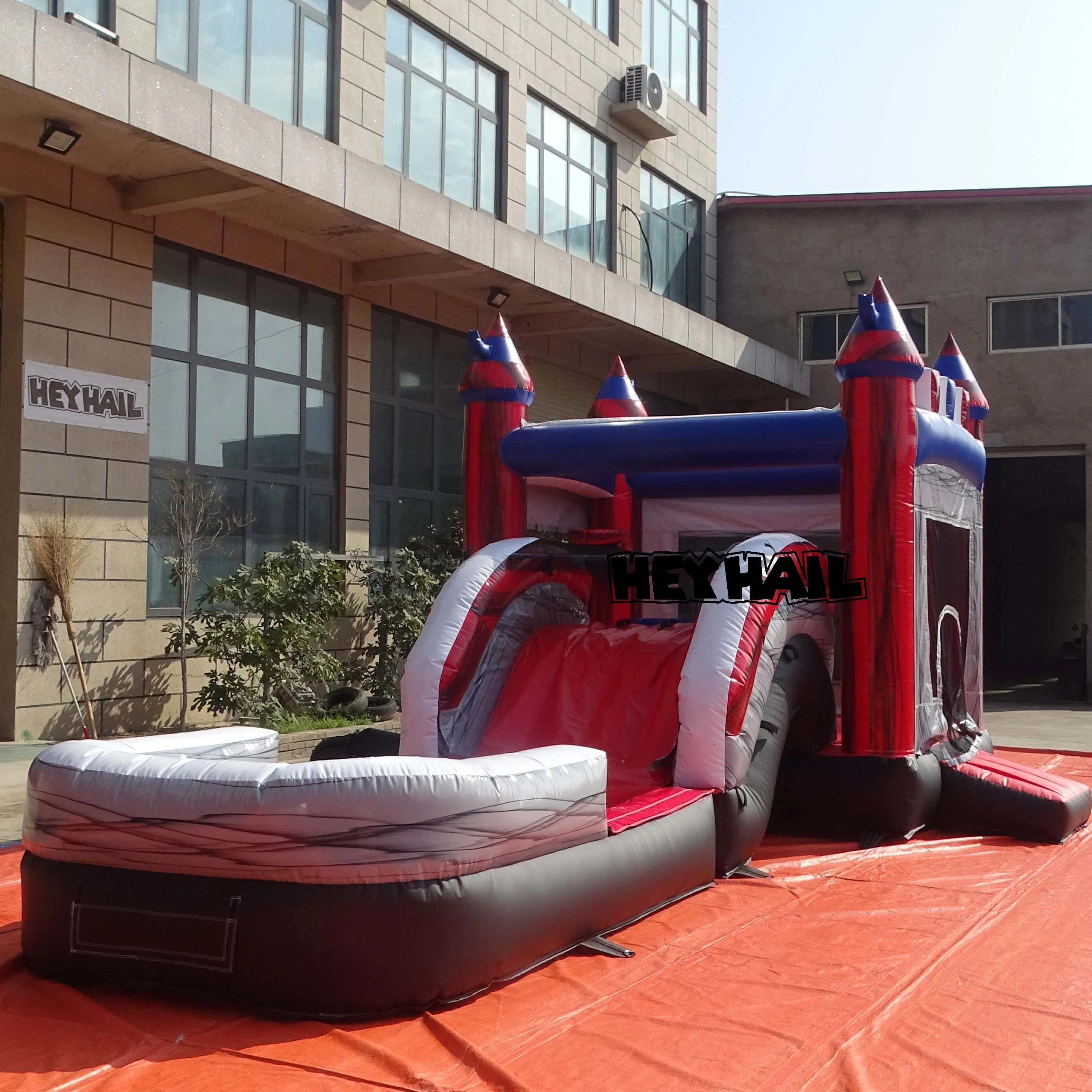 commercal kids jumping inflatable slide combo