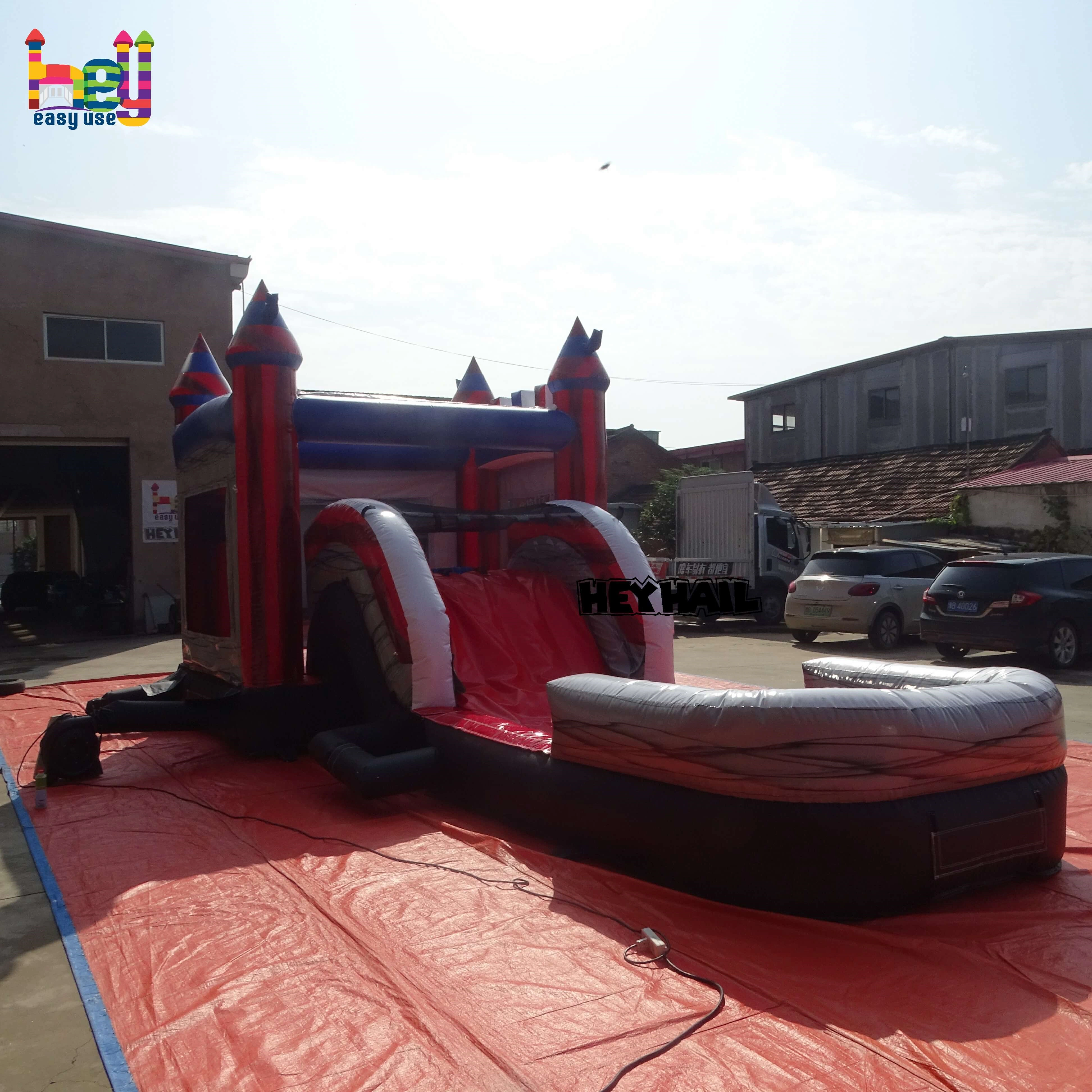 commercal kids jumping inflatable slide combo